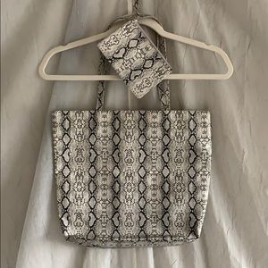 Nordstrom’s Snake Print Bag w/ mini bag